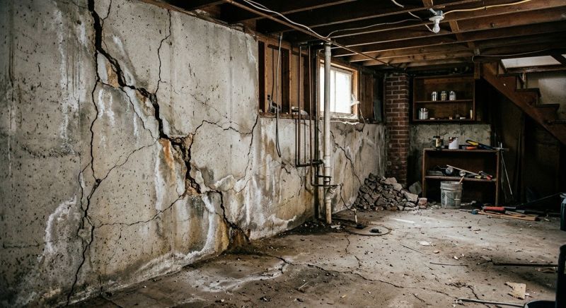 Basement Crack Repair in Taunton, MA