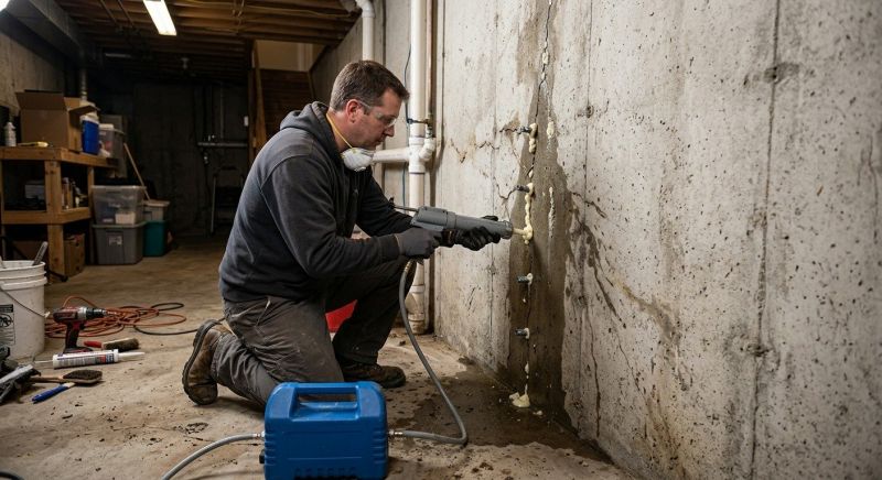 Basement Foundation Repair in Abington, MA