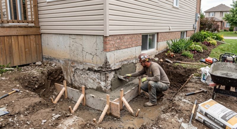 Concrete Foundation Repair in East Taunton, MA