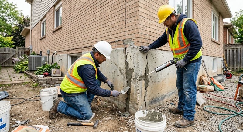 Concrete Foundation Repair in North Easton, MA