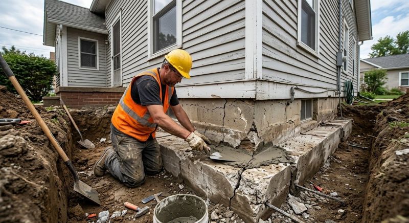 Concrete Foundation Repair in Norwell, MA