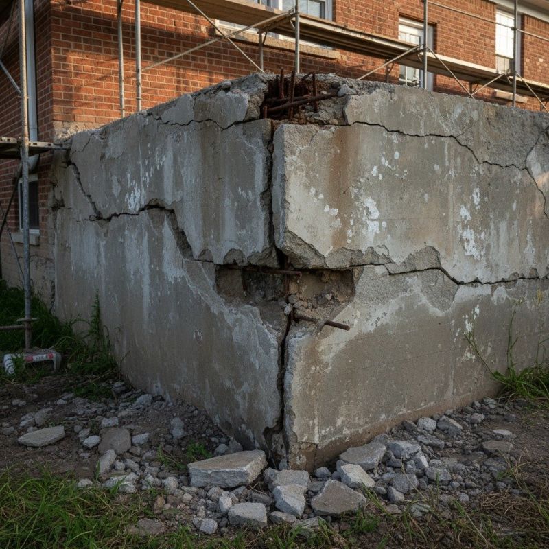 Cracked Foundation Repair in Somerset, MA