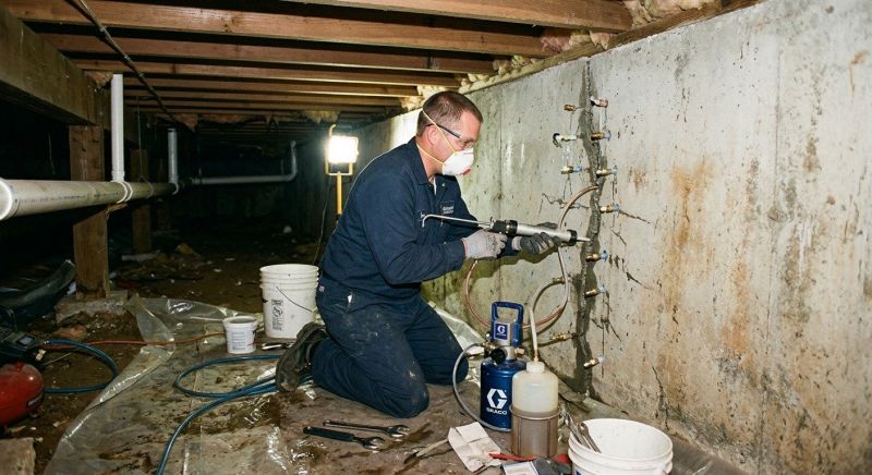 Crawlspace Foundation Repair in East Taunton, MA