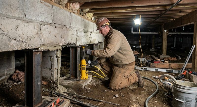 Crawlspace Foundation Repair in Foxboro, MA