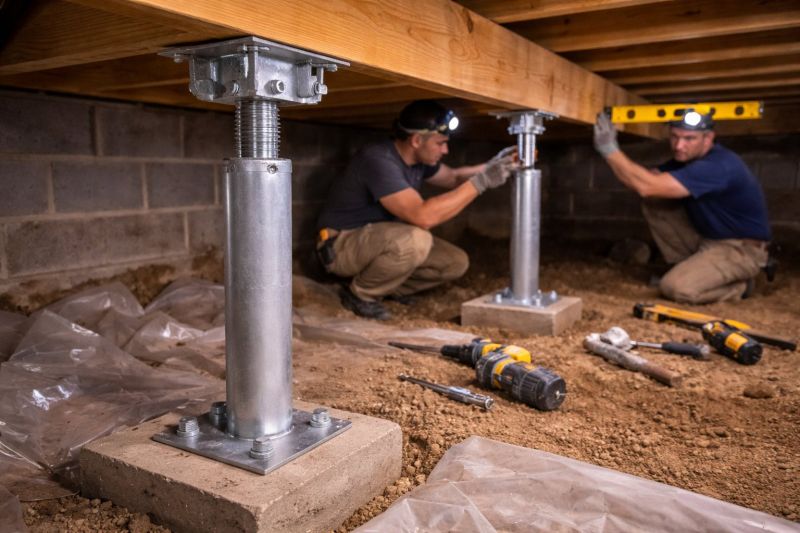 Crawlspace Structural Repair in Taunton, MA