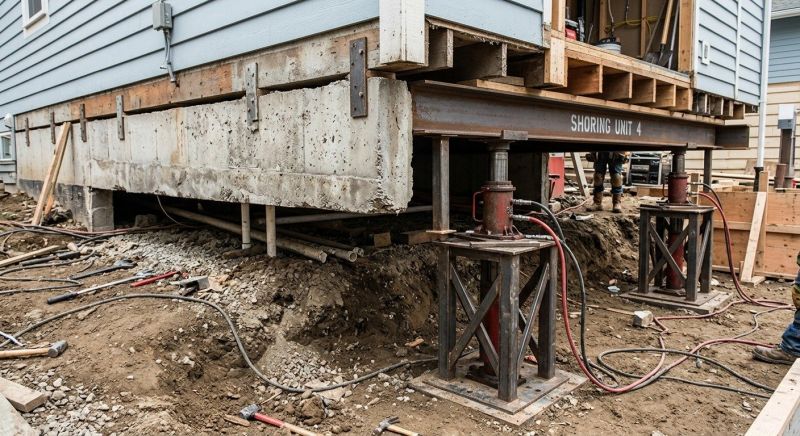 Foundation Jacking in Avon, MA