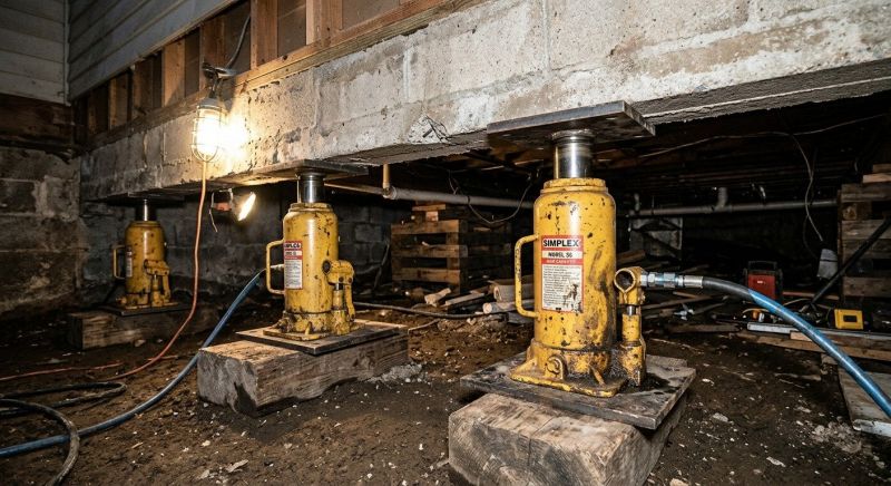 Foundation Jacking in East Providence, RI