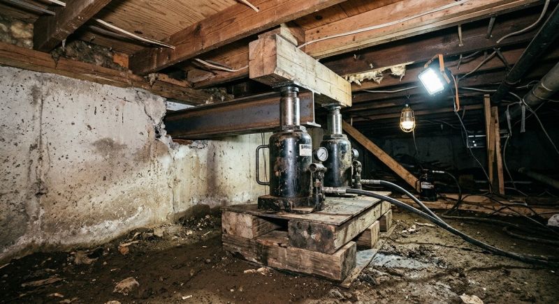 Foundation Jacking in East Taunton, MA