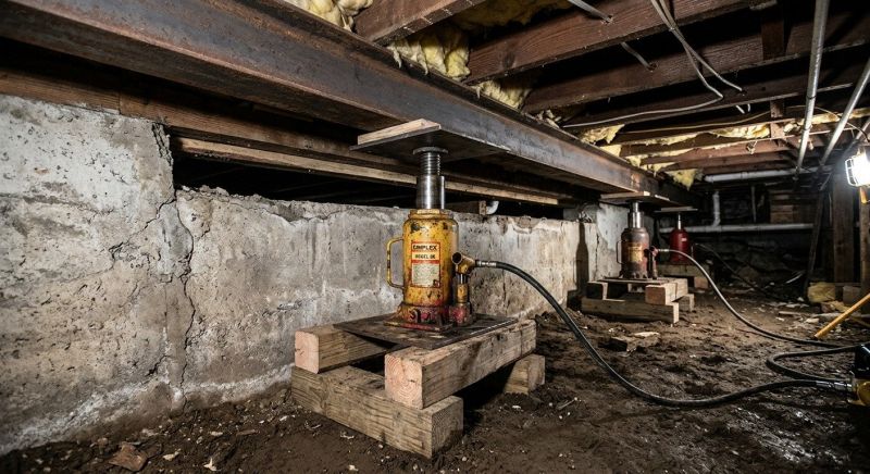 Foundation Jacking in Middleboro, MA