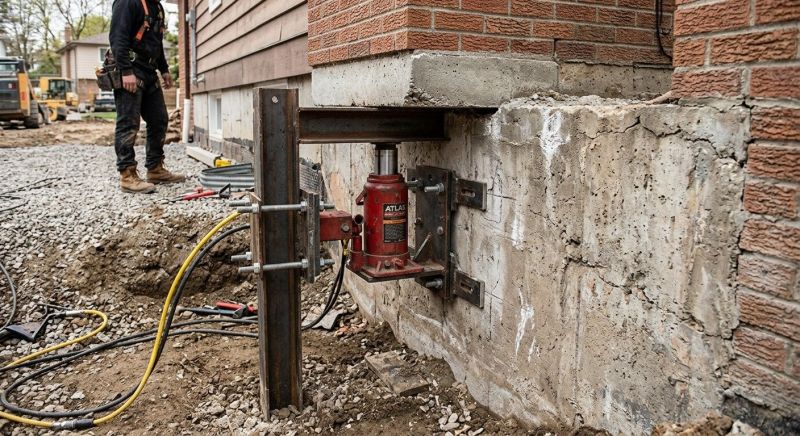 Foundation Jacking in Millis, MA