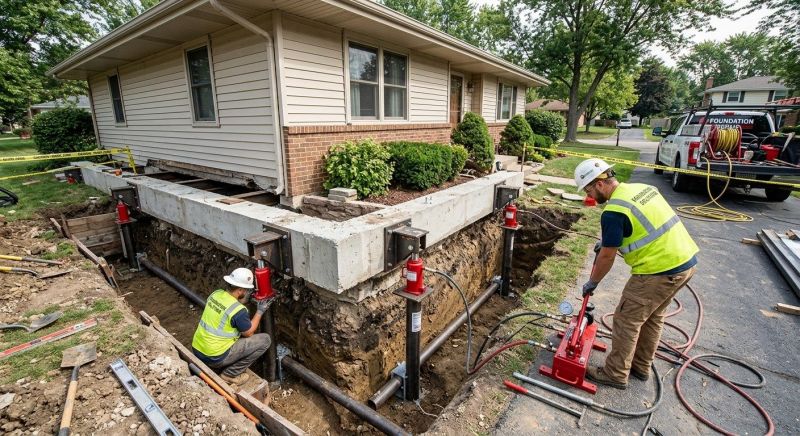 Foundation Jacking in Providence, RI