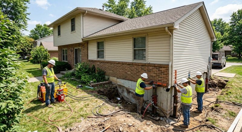 Foundation Jacking in Warwick, RI
