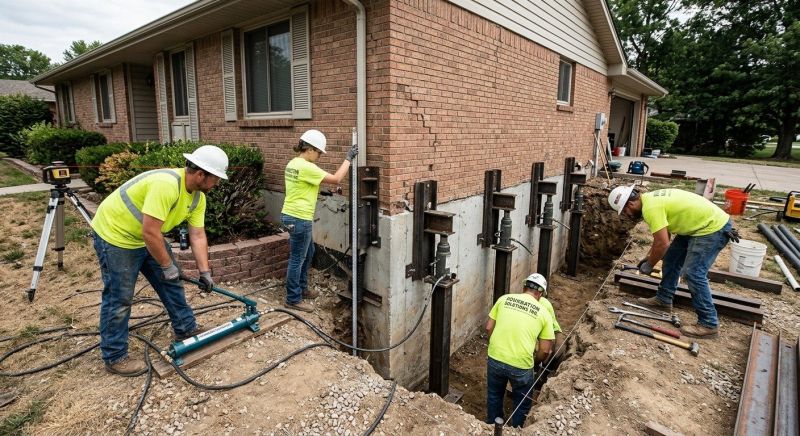 Foundation Lifting in Norwell, MA