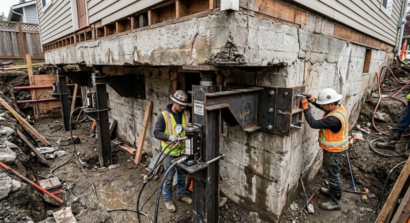 Foundation Lifting in Providence County, RI