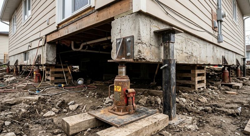 Foundation Lifting in Quincy, MA