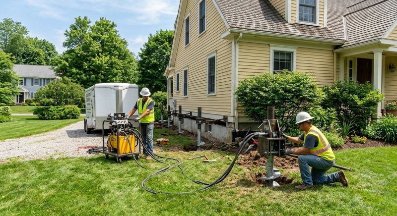 Foundation Lifting in Warren, RI