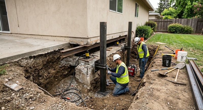 Foundation Pier Repair in Taunton, MA