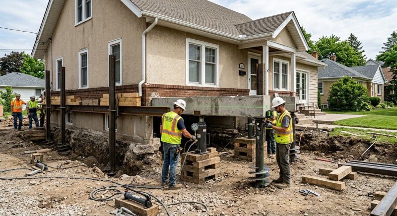 Foundation Releveling in Taunton, MA