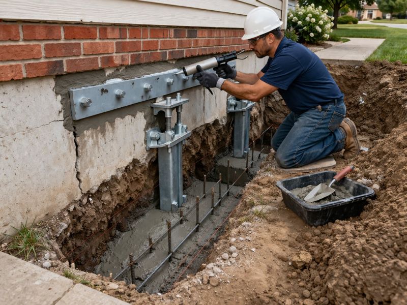 Foundation Repair in Dedham, MA