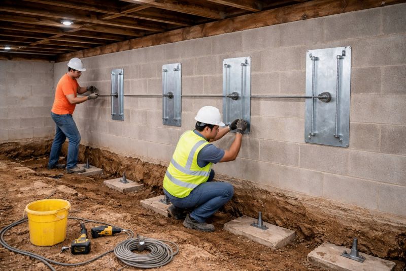 Foundation Stabilizing in Duxbury, MA
