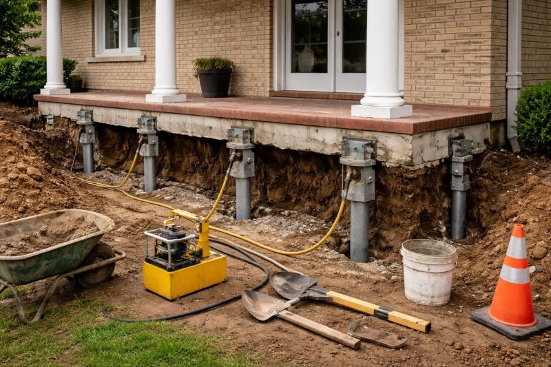 Foundation Stabilizing in Hingham, MA