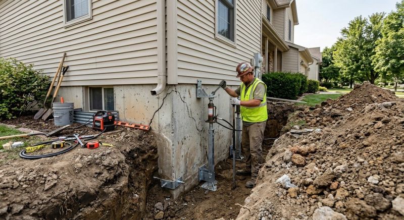 Foundation Stabilizing in Hyde Park, MA