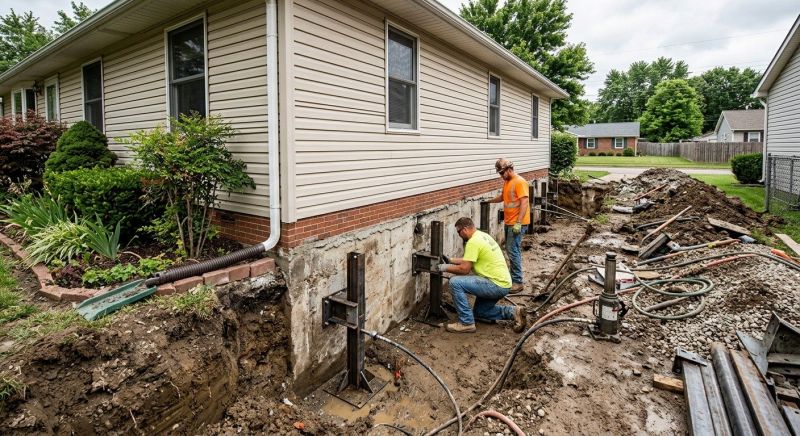 Foundation Stabilizing in Norfolk, MA