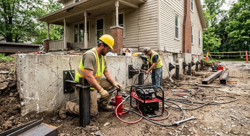Foundation Stabilizing in Plainville, MA