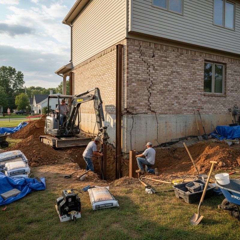 Foundation Structural Repair in Johnston, RI