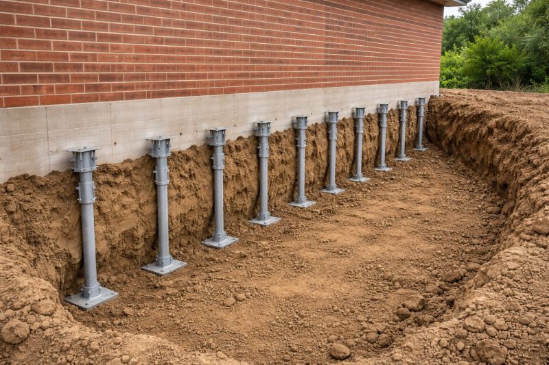 Helical Piers Installation in Taunton, MA