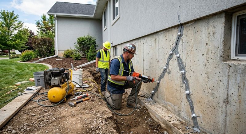 Home Foundation Repair in Tiverton, RI