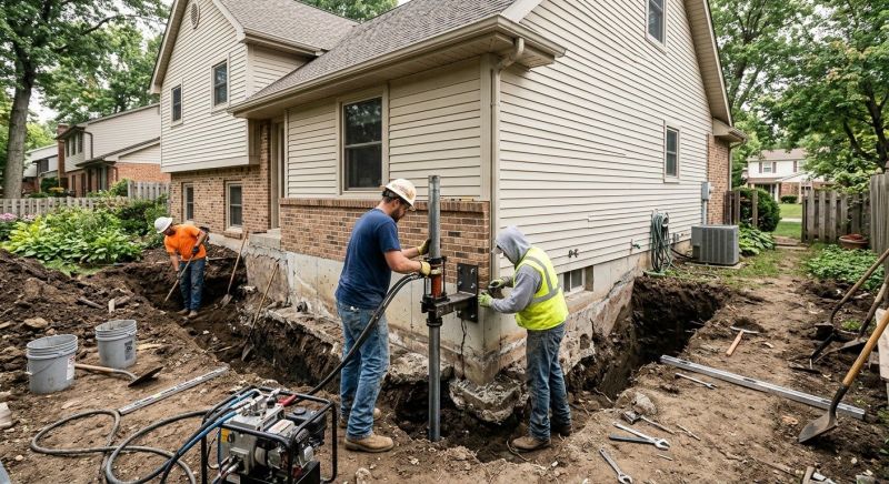 House Foundation Repair in Bristol, RI