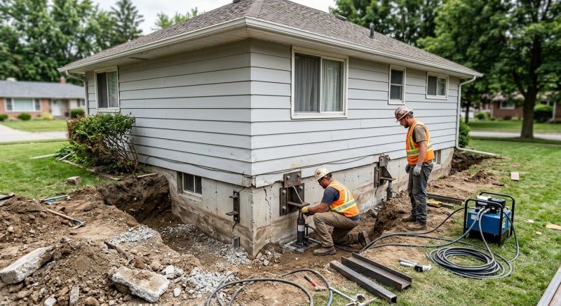 House Foundation Repair in Brockton, MA