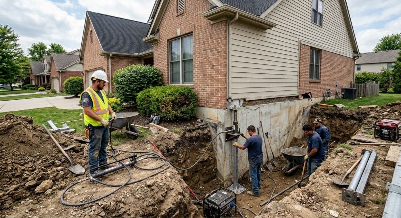 House Foundation Repair in East Taunton, MA