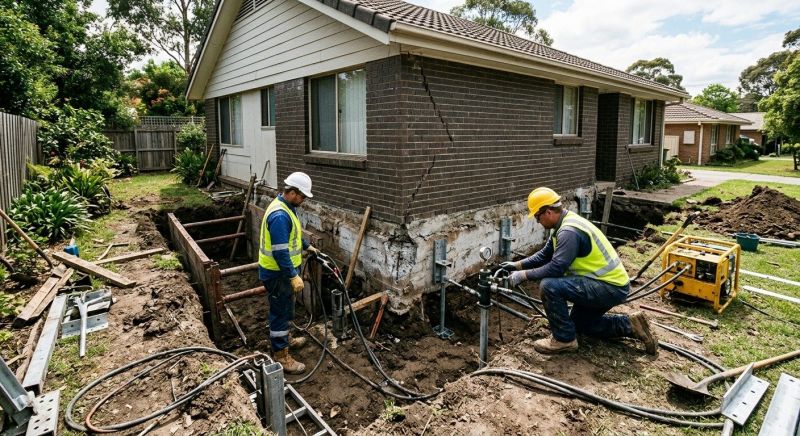 House Foundation Repair in Halifax, MA