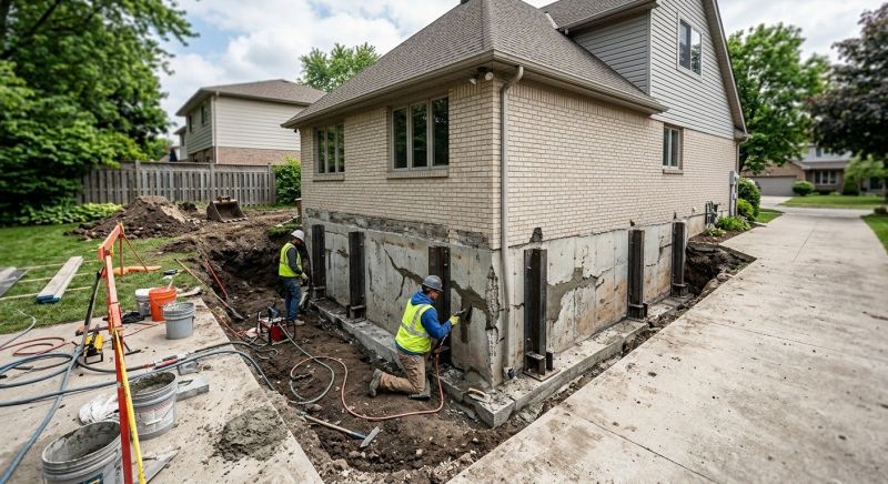 House Foundation Repair in Mattapoisett, MA