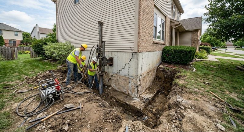 House Underpinning in Taunton, MA