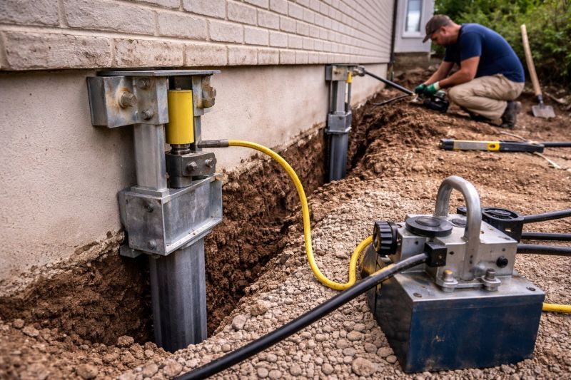 Sinking Foundation Repair in Barrington, RI