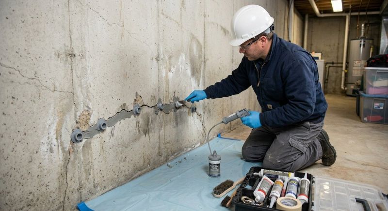 Structural Crack Repair in Taunton, MA