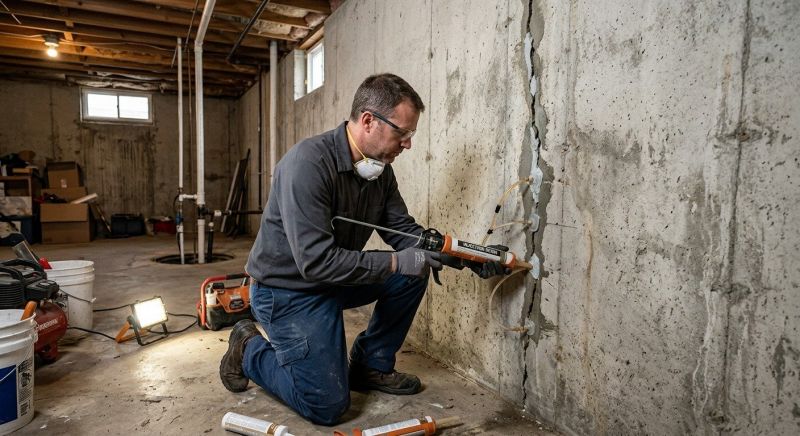 Structural Crack Repair in Taunton, MA