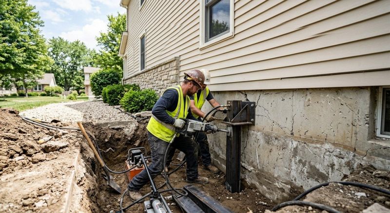 Structural Foundation Repair in Norwood, MA