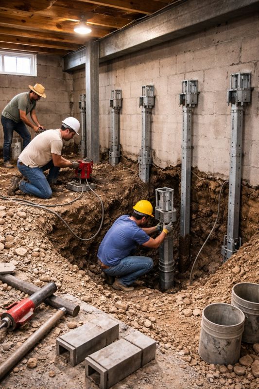 Structural Underpinning in Taunton, MA