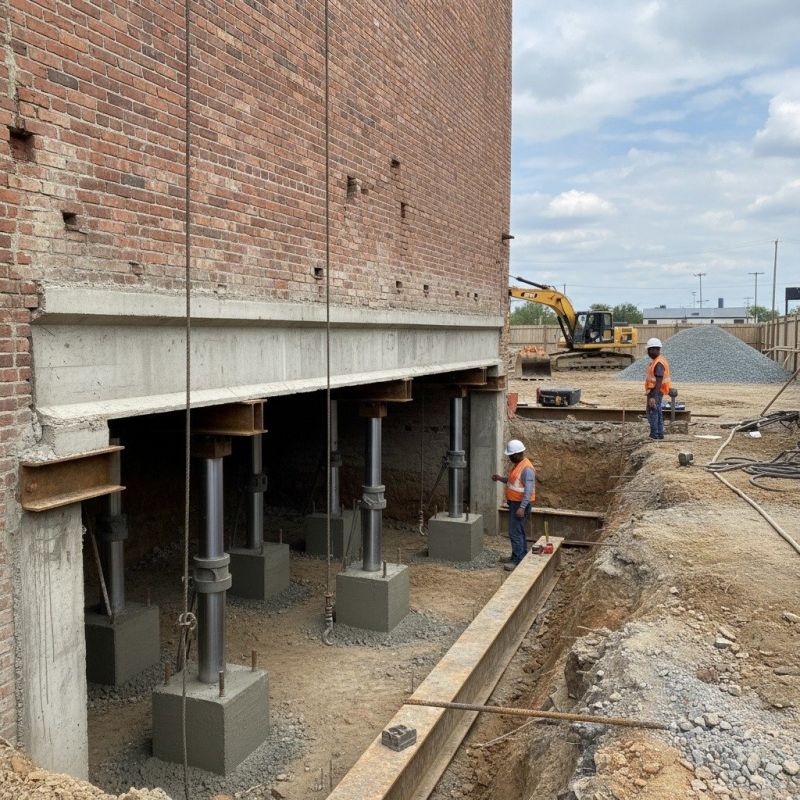 Structural Underpinning in Taunton, MA